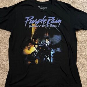 Prince Black and Purple Graphic Tee